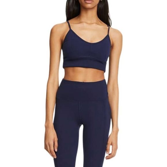 Bandier x Sincerely Jules The Meadow Bra In Navy Blue Size Large - Picture 3 of 6